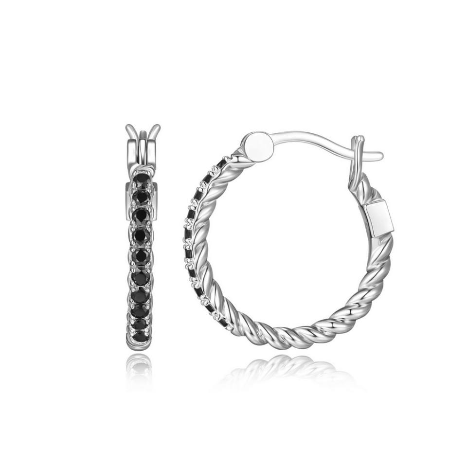 Boucles d'oreilles pour femme en argent 925, spinelles - R2LCLLGH0J - ELLE