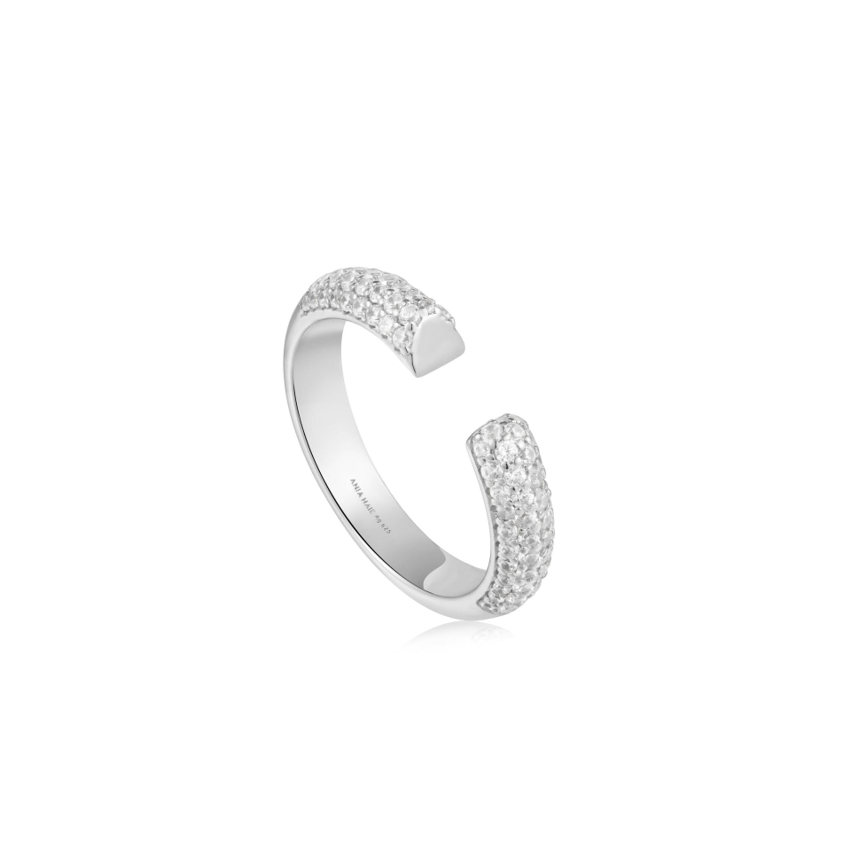 Bague pour femme en argent 925, cubic zirconium - R051-01H - Ania Haie