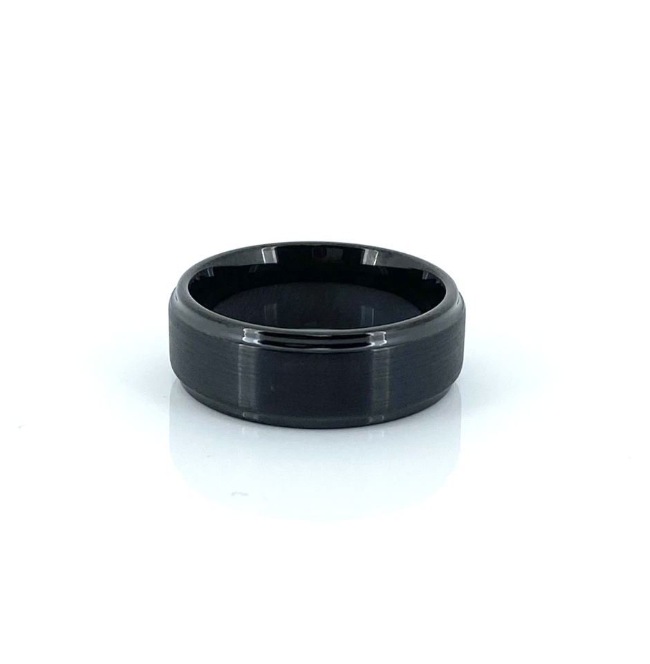 Bague pour homme en tungstène - BG-NATH041-09 - Nathalie Belanger