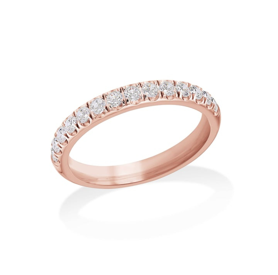 Jons semi-éternité pour femme en stainless, zircons - SWR5-6.5 - Italgem