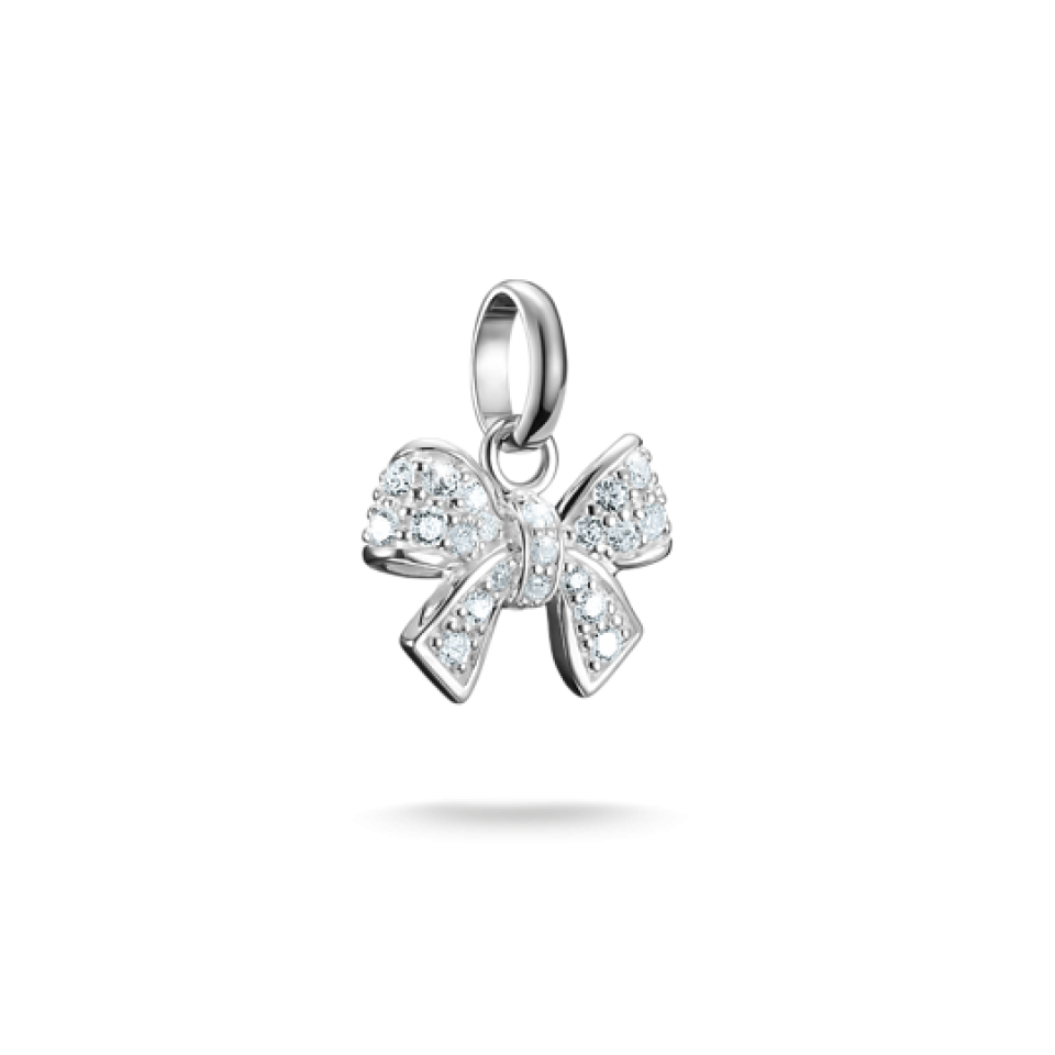Breloque pour femme en argent 925, cubic zirconium, noeud - CC1235-051-14 - Thomas Sabo