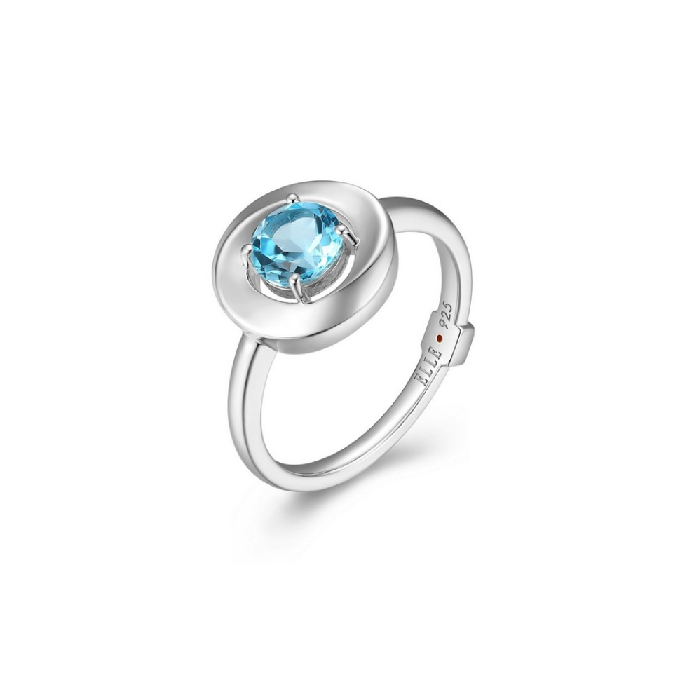 Bague pour femme en argent 925, topaze - R4LAJG12AC - ELLE