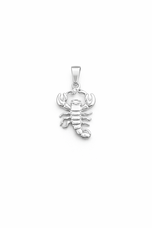 Pendentif en argent 925, scorpion - PD810 - Divers