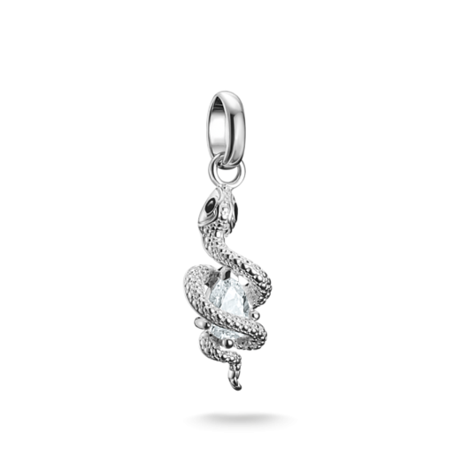Breloque pour femme en argent 925, cubic zirconium, serpent - CC1264-041-14 - Thomas Sabo
