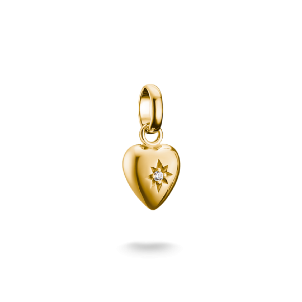 Breloque pour femme en argent 925, cubic zirconium, coeur - CC1234-414-14 - Thomas Sabo