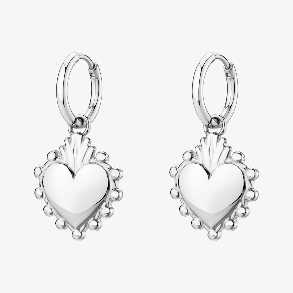 Boucles d'oreilles pour femme en stainless, coeur - BHKE196 - Brosway
