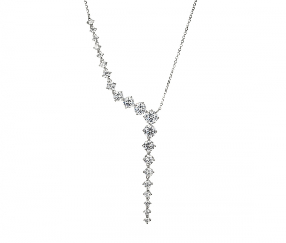 Collier pour femme en argent 925, cubic zirconium - R0A95B0014 - Reign