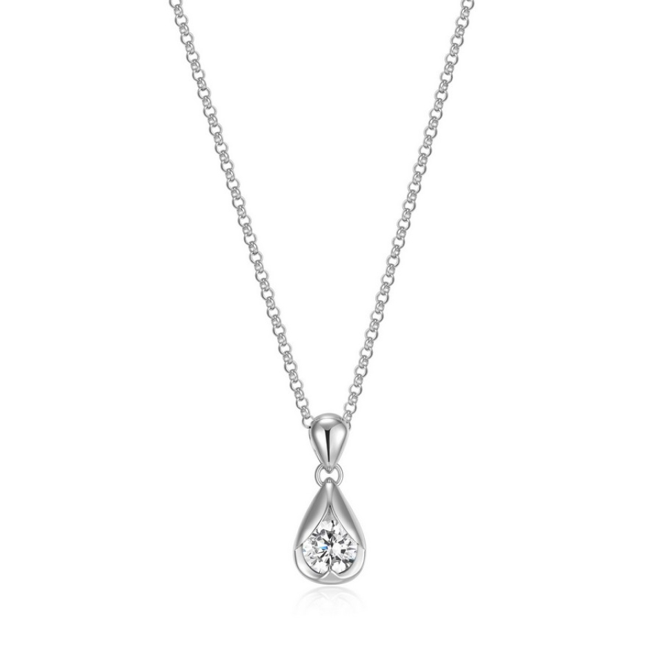 Pendentif pour femme en argent 925, cubic zirconium - R0LC1A0046 - ELLE