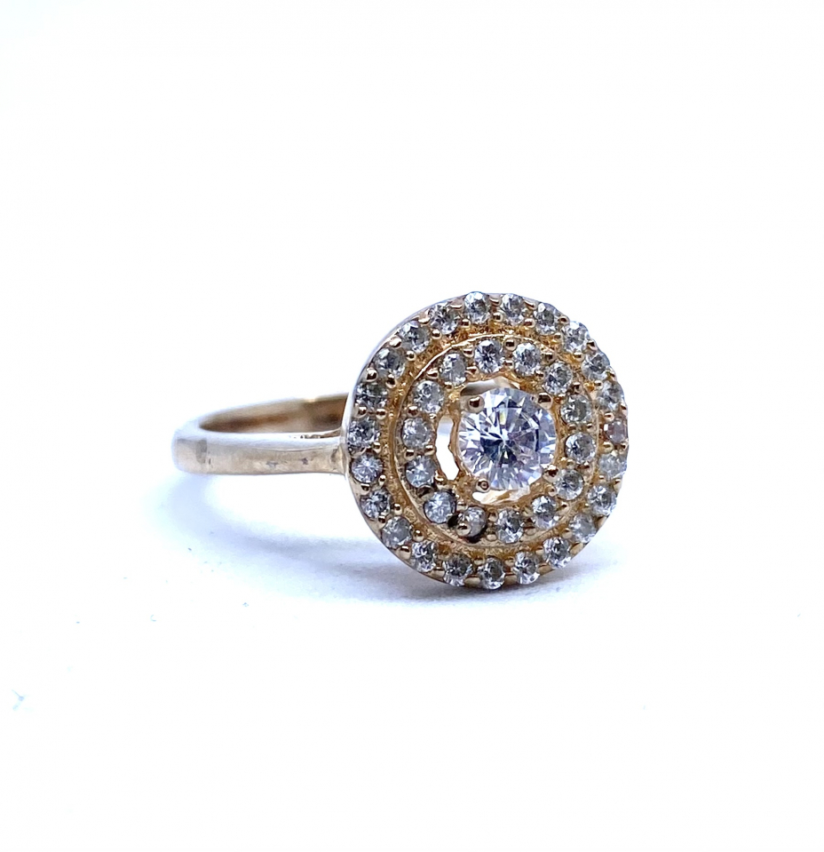 Bague pour femme en argent 925, zircons - ANDREW554-6 - Divers