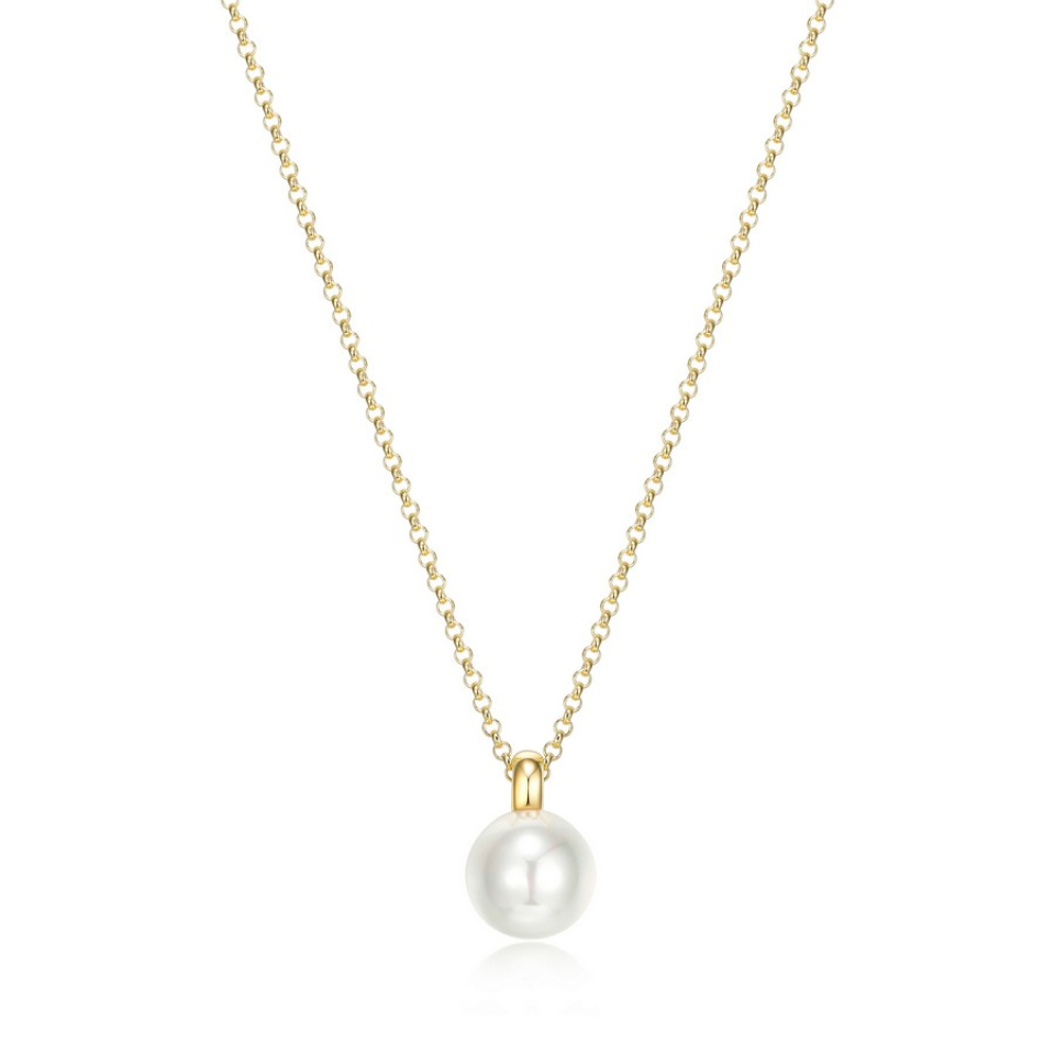 Pendentif pour femme en argent 925, perle - 30LBTLBG46 - ELLE