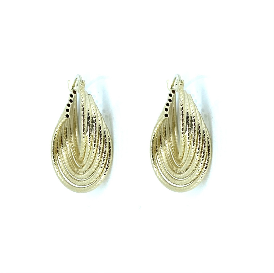Boucles d'oreilles pour femme en or 10k - BO390 - REC