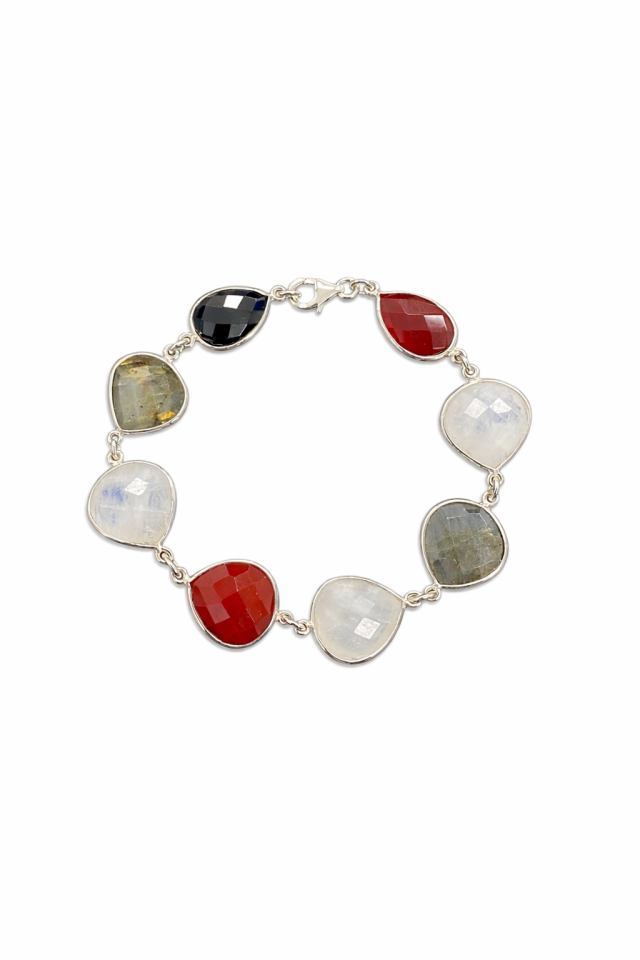 Bracelet pour femme en argent 925, quartz - BR802 - Divers