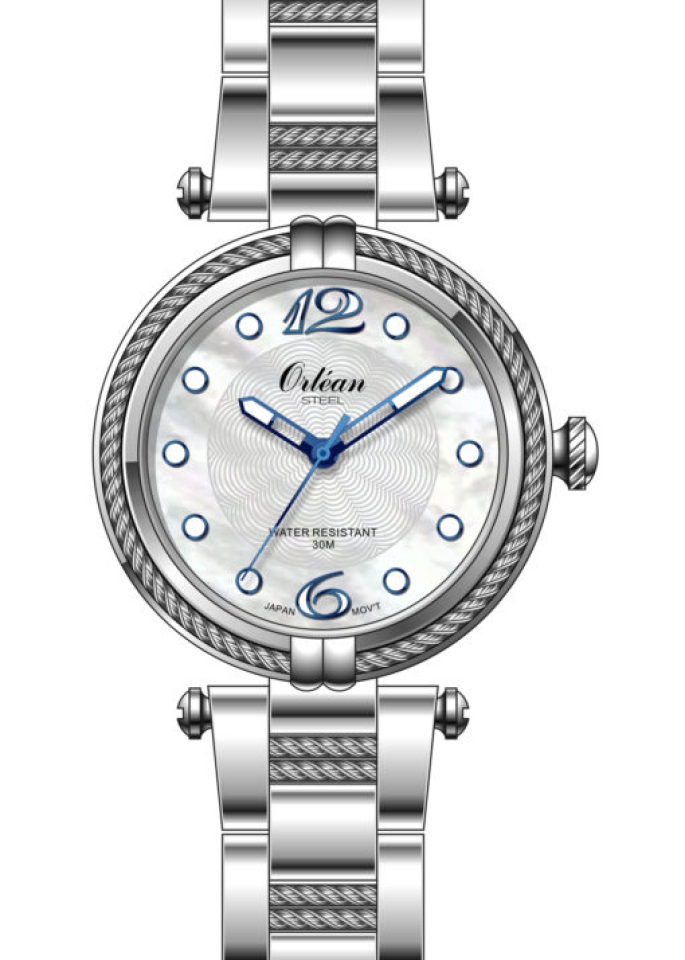 Montre pour femme en stainless, 3ATM