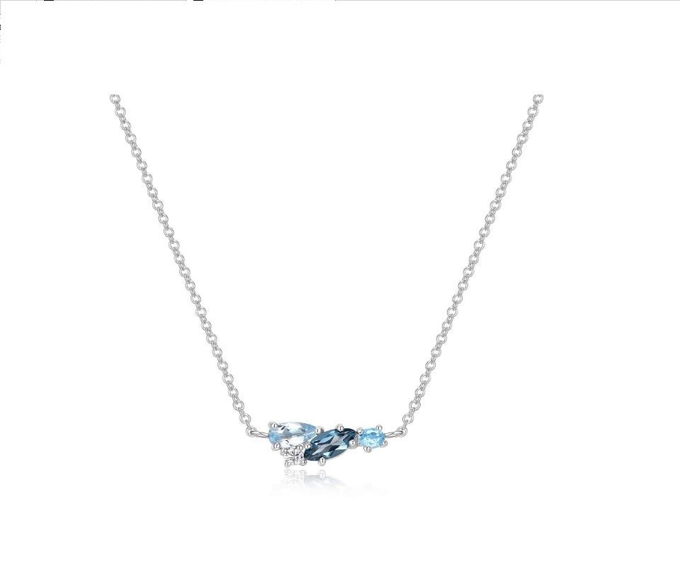 Pendentif pour femme en argent 925, topazes - R0AA28K244 - Reign