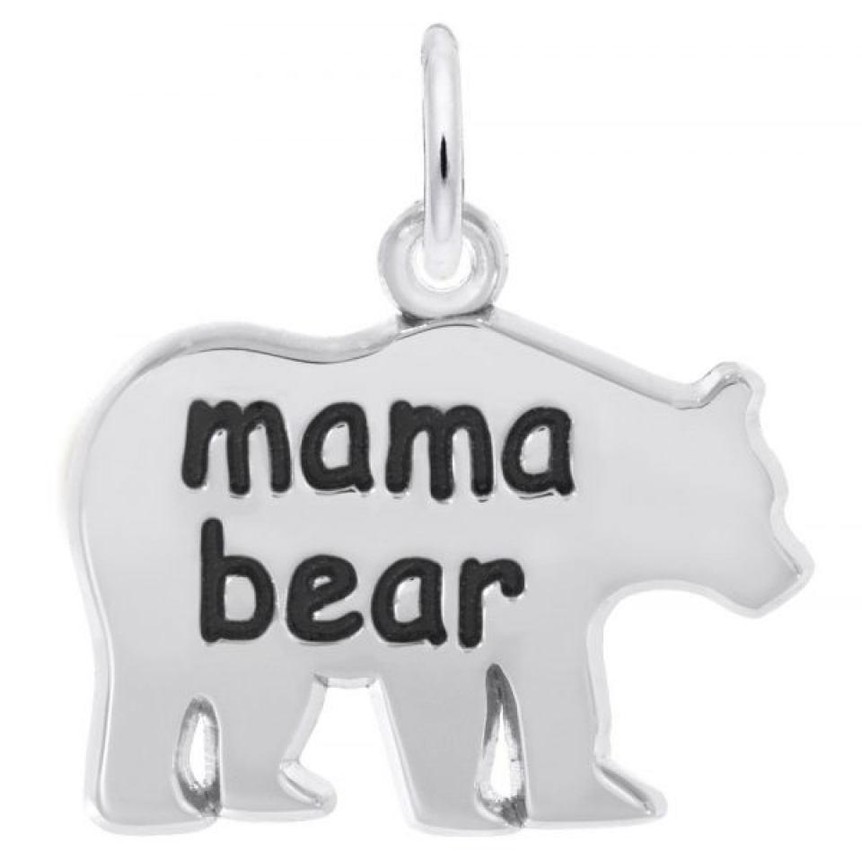 Pendentif en argent 925, maman ours - 10-1822-000 - Rembrandt Charms