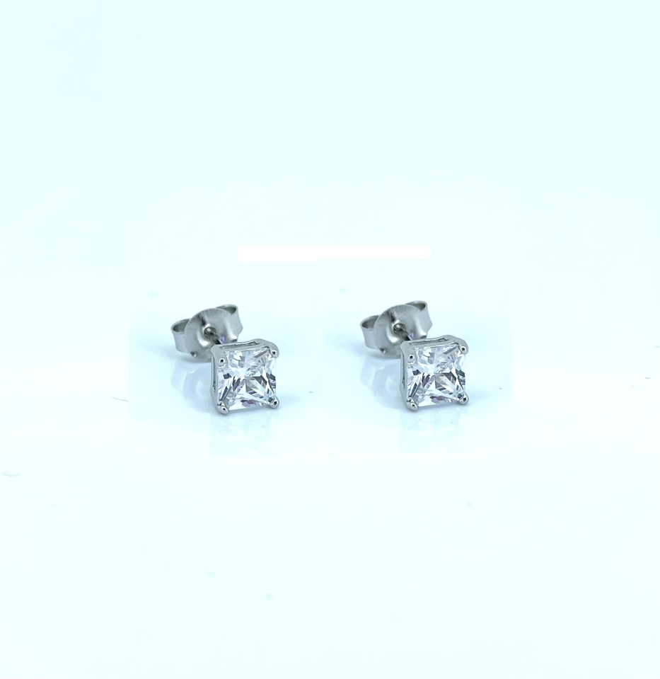 Boucles d'oreilles pour femme en argent 925, cubic zirconium - DS-BO06 - Danny's silver