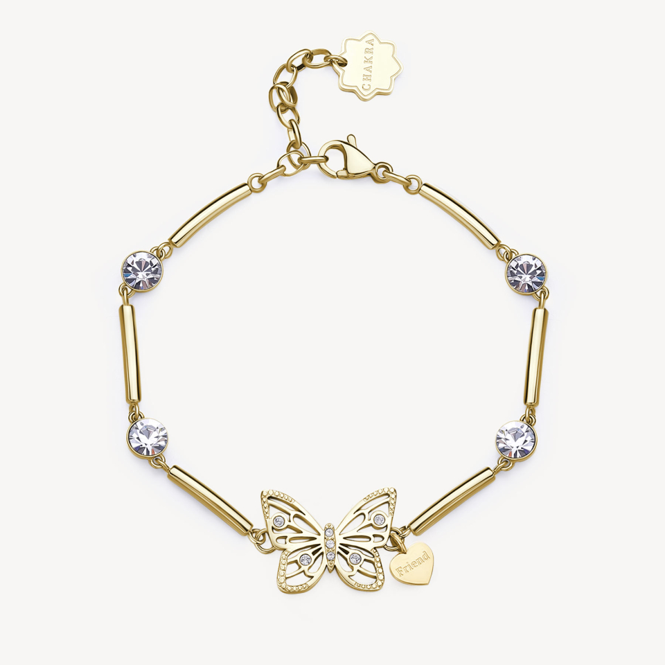 Bracelet pour femme en stainless, cubic zirconium, papillon - BHKB171 - Brosway