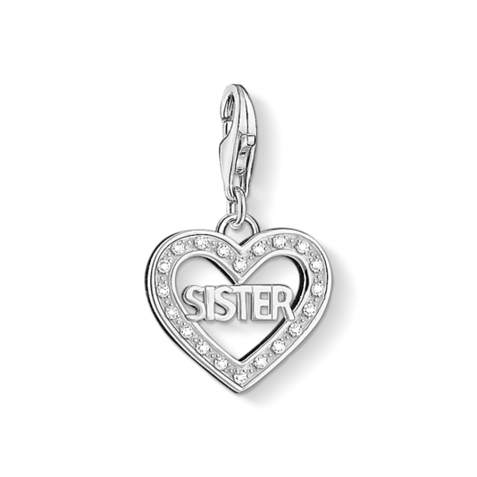 Breloque pour femme en argent 925, cubic zirconium, sister - 1266-051-14 - Thomas Sabo