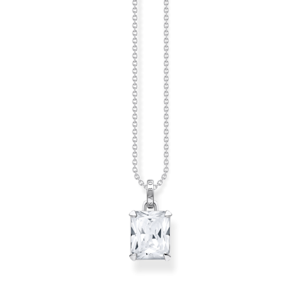Pendentif pour femme en argent 925, cubic zirconium - KE1964-051-14-L45V - Thomas Sabo