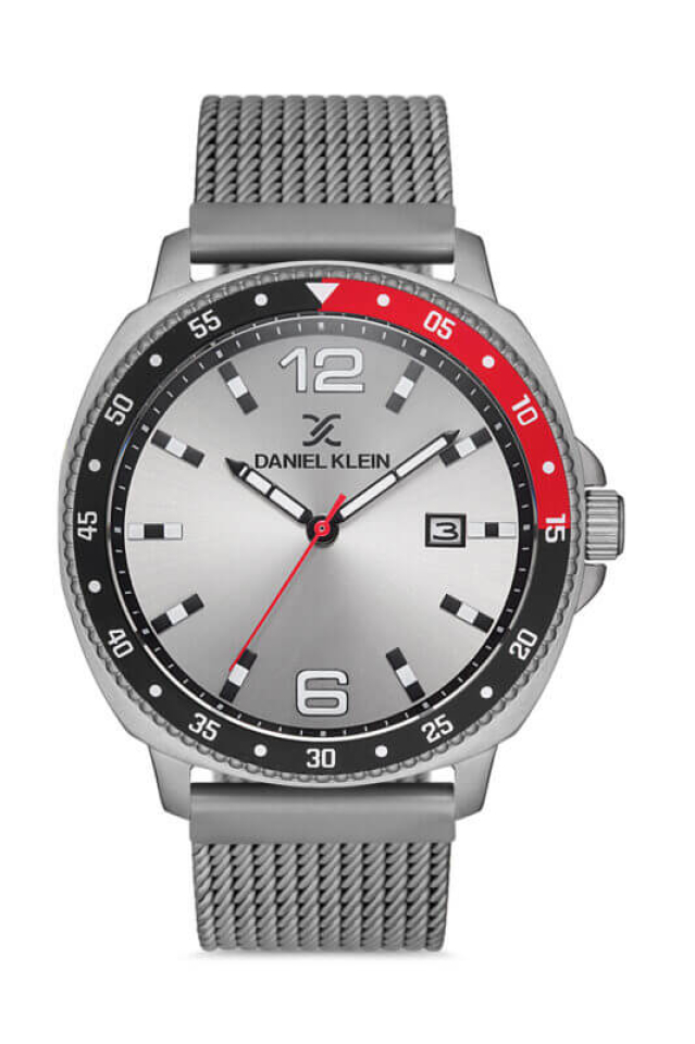 Montre pour homme en stainless, bracelet de mèche