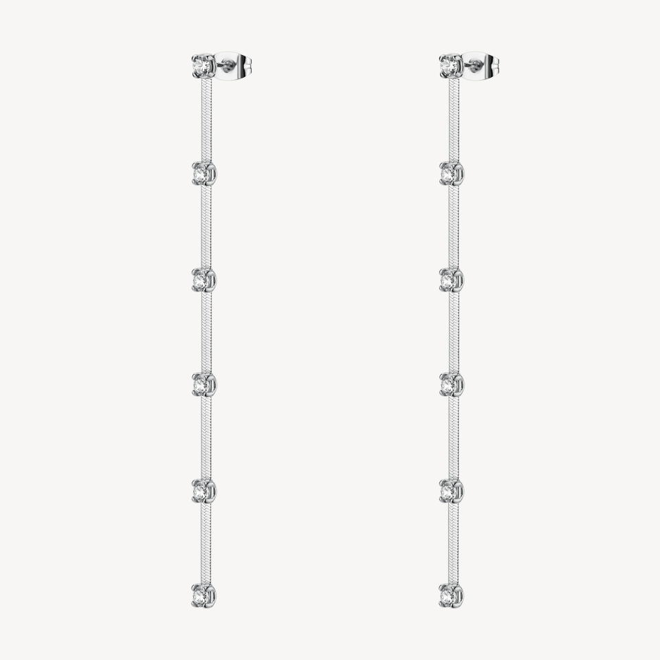 Boucles d'oreilles pour femme en stainless, cubic zirconium - BIG25 - Brosway