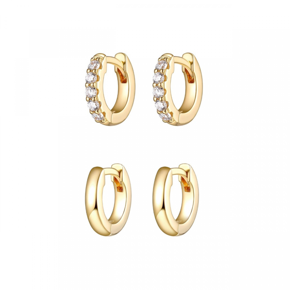 Boucles d'oreilles pour femme en argent 925, zircons - 32ARA9000N - Reign