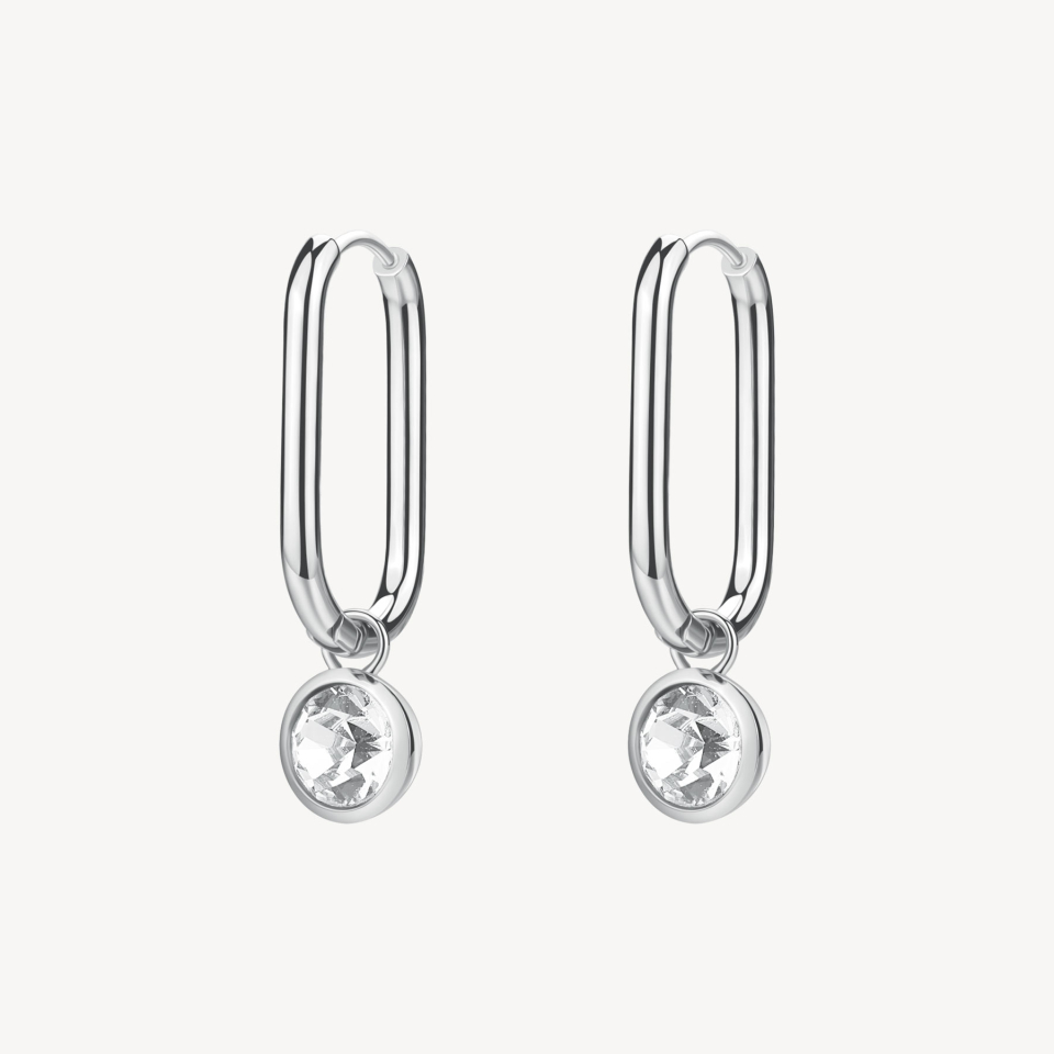 Boucles d'oreilles pour femme en stainless, cubic zirconium - BYM193 - Brosway