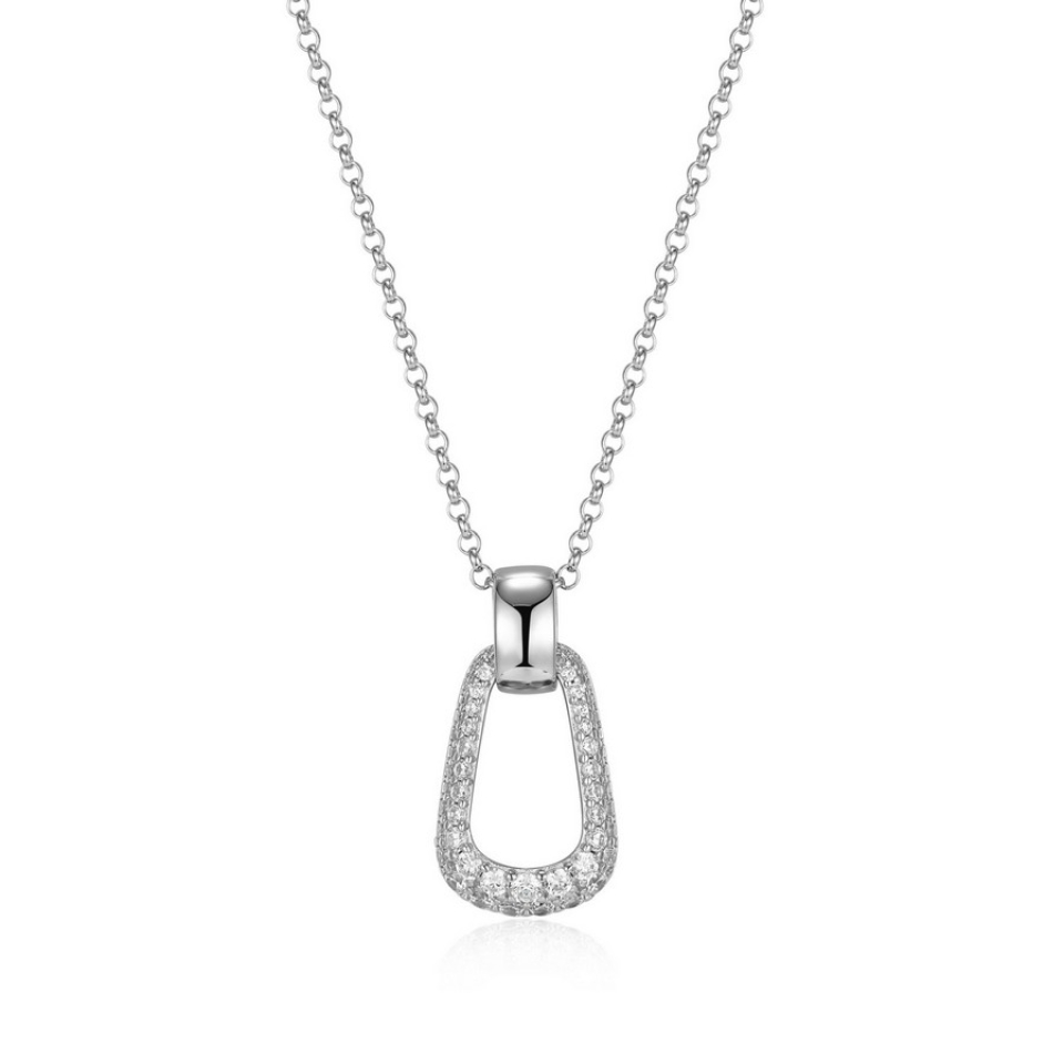 Pendentif pour femme en argent 925, cubic zirconium - R0LBZW0046 - ELLE