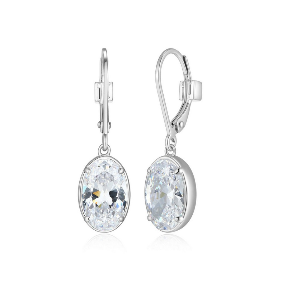 Boucles d'oreilles pour femme en argent 925, cubic zirconium - R2LCVZ0003 - ELLE