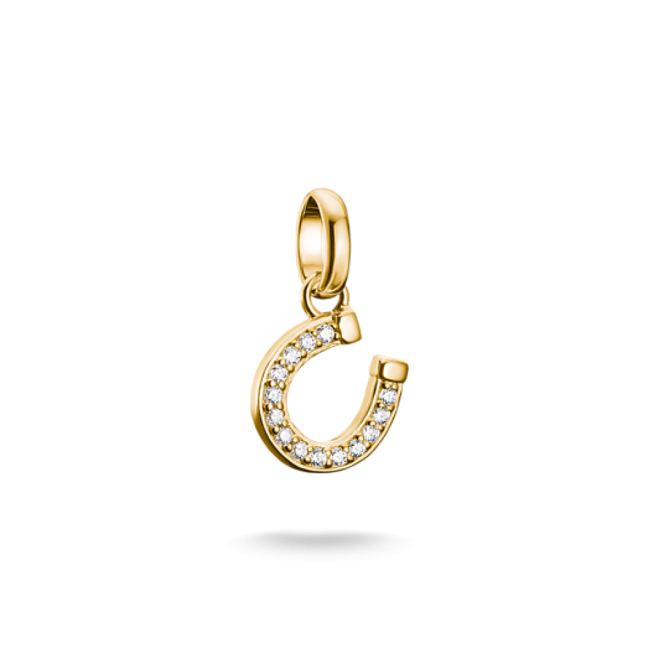 Breloque pour femme en argent 925, cubic zirconium, fer à cheval - CC1280-414-14 - Thomas Sabo