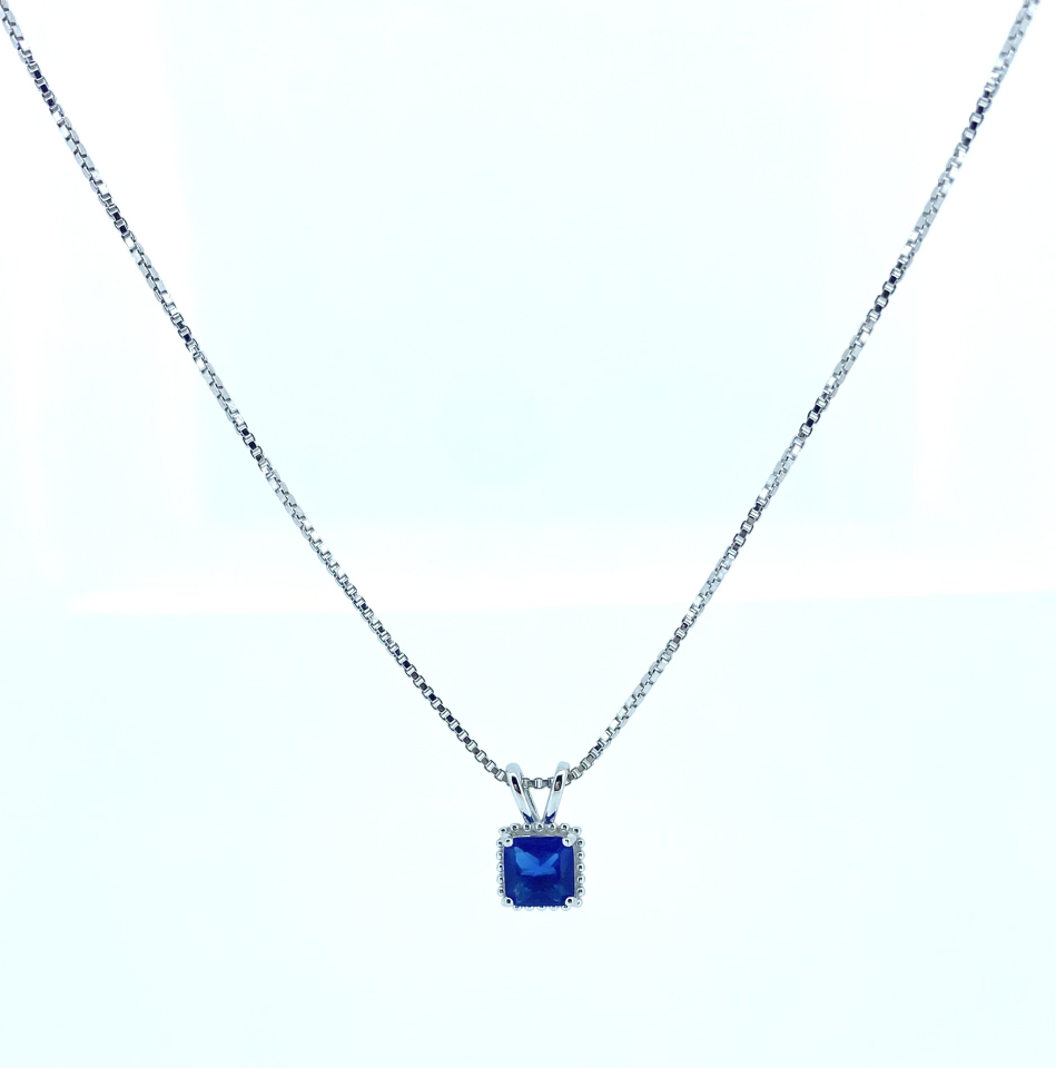 Ensemble de pendentif et boucles d'oreilles pour femme en argent 925, cubic zirconium - BP14509BLU - Danny's silver