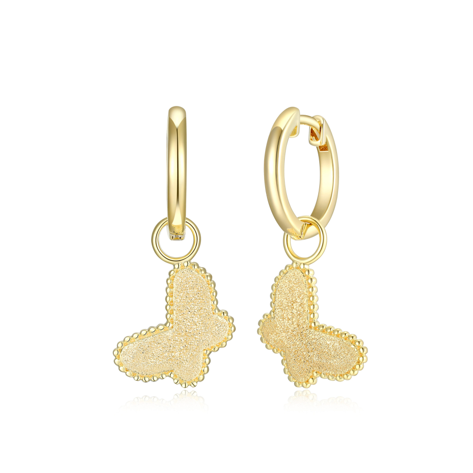 Boucles d'oreilles pour femme en argent 925, papillons - 32AU3MA00N - Reign