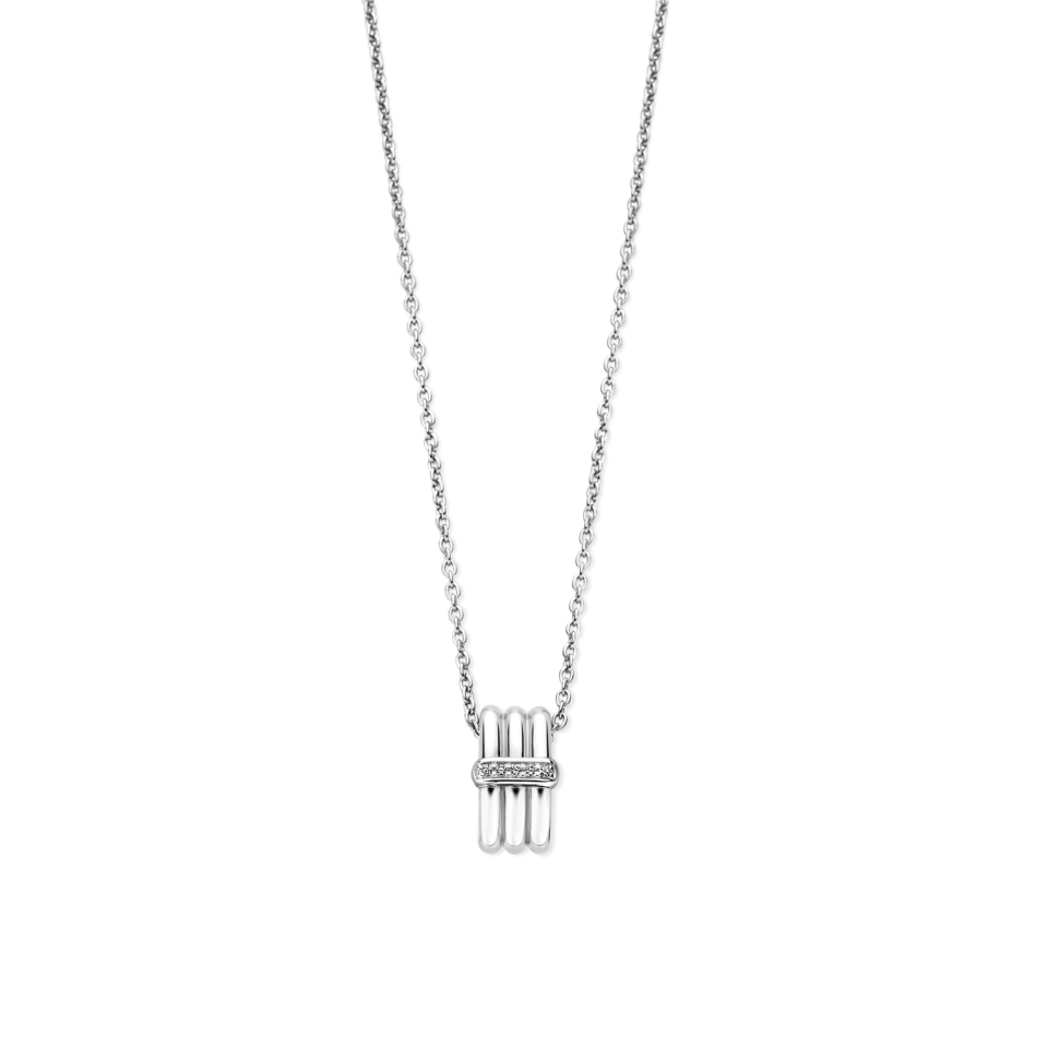 Pendentif pour femme en argent 925, cubic zirconium - 34057ZI/42 - Ti Sento Milano