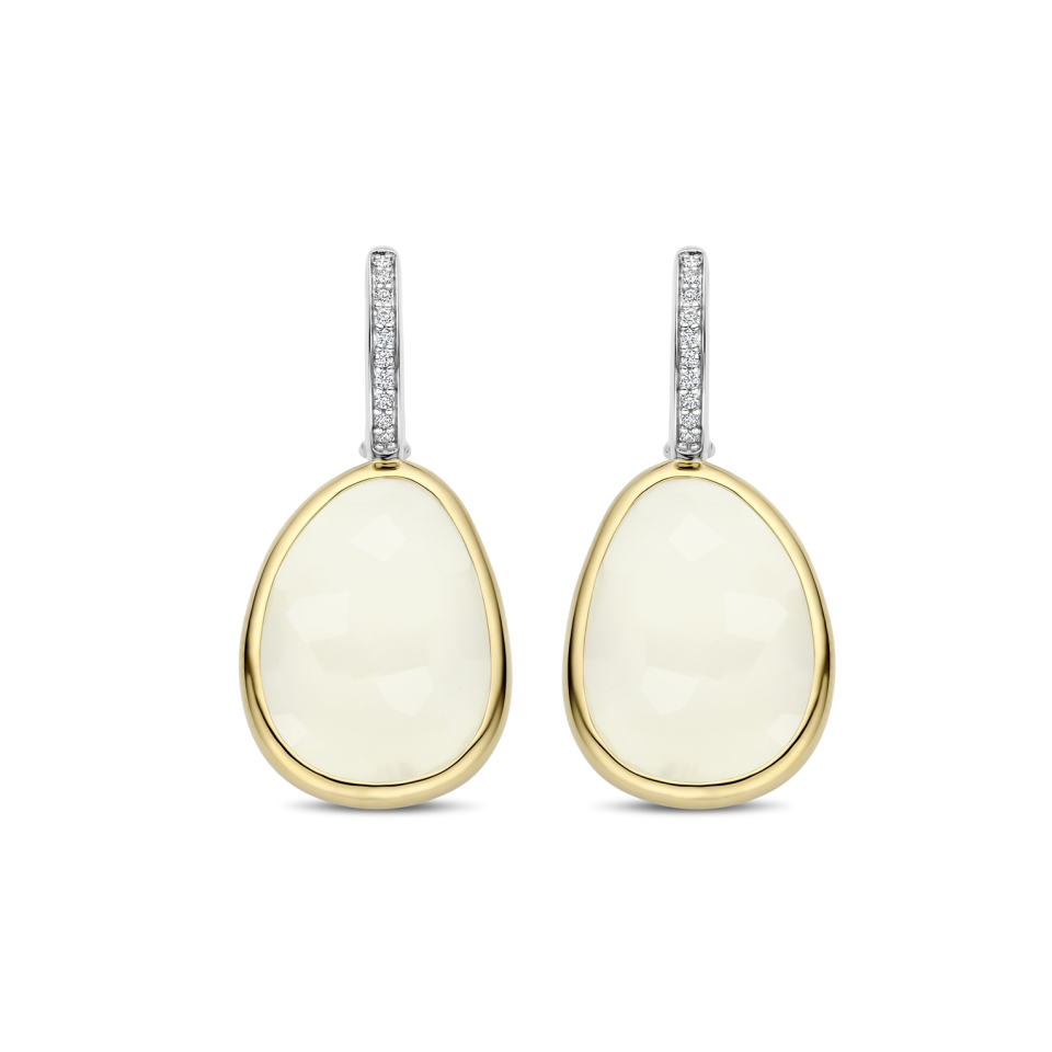 Boucles d'oreilles pour femme en argent 925, cubic zirconium - 78026MW - Ti Sento Milano