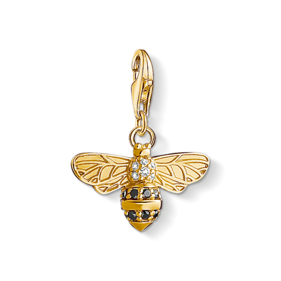 Breloque pour femme en argent 925, cubic zirconium, abeille - 1449-414-39 - Thomas Sabo