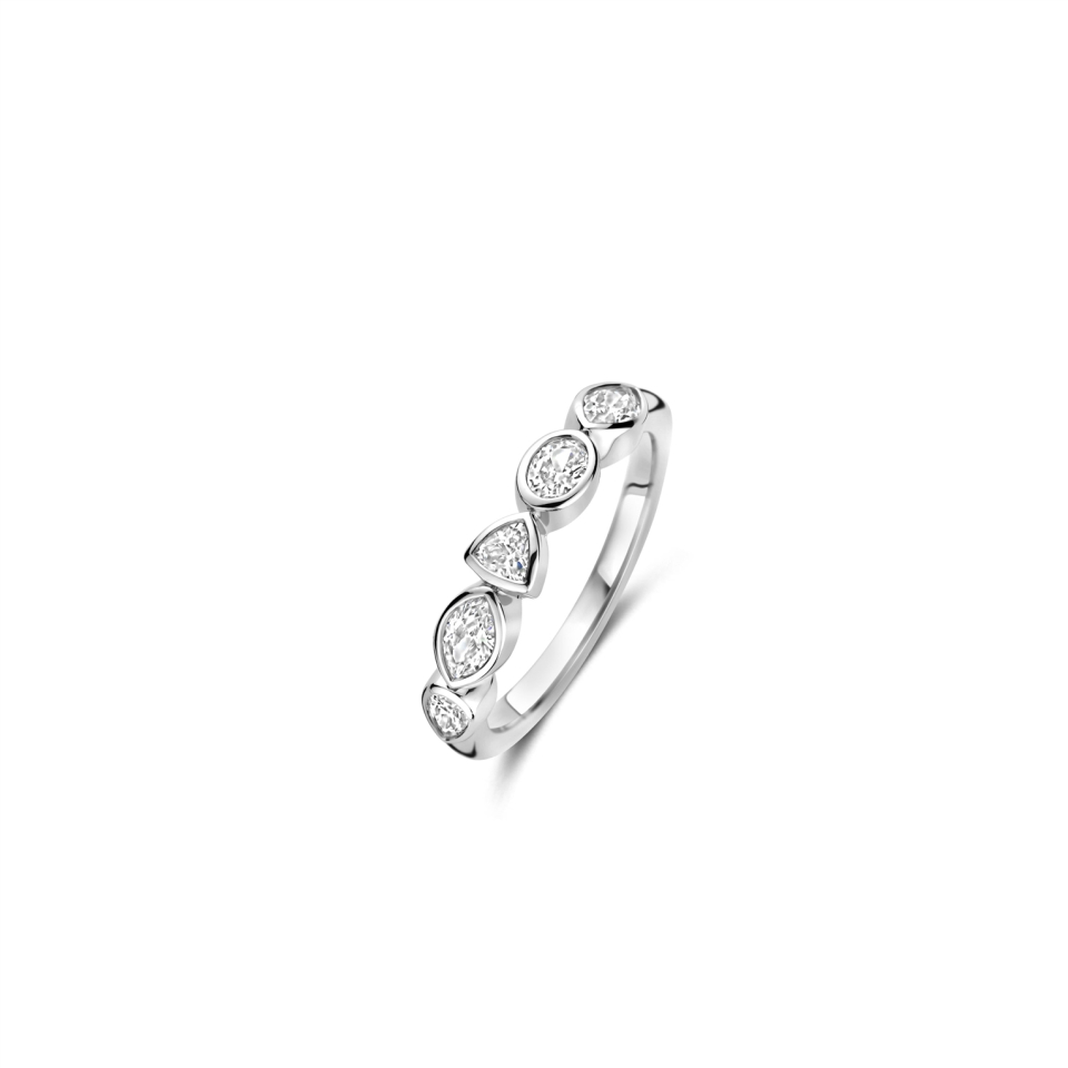 Bague pour femme en argent 925, cubic zirconium - 12362ZI/54 - Ti Sento Milano