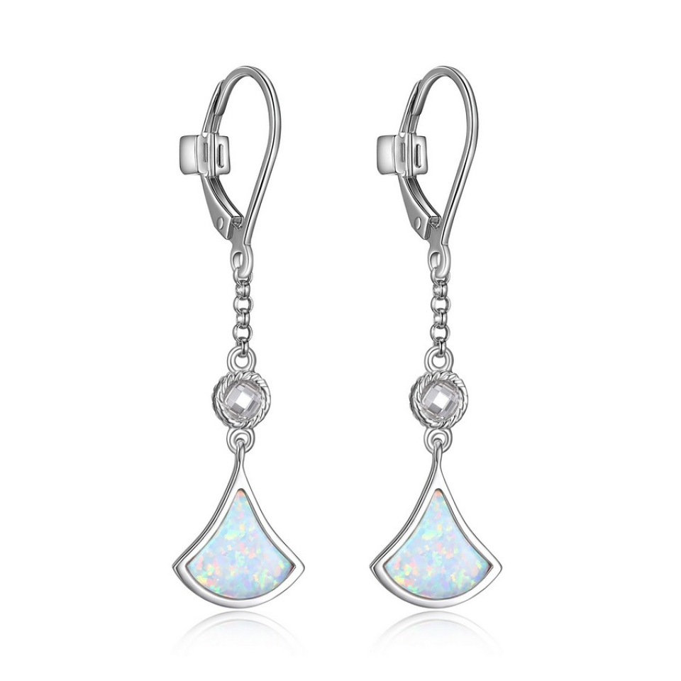 Boucles d'oreilles pour femme en argent 925, cubic zirconium - R2LCFG3903 - ELLE