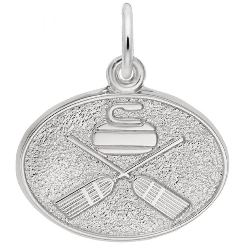 Pendentif en argent 925, médaillon de curling - 10-3403-000 - Rembrandt Charms