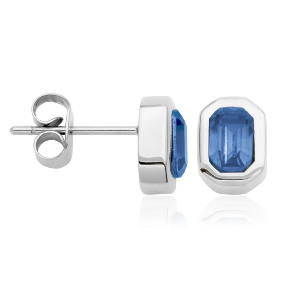 Boucles d'oreilles pour femme en stainless, zircons - T2XF300100 - Steelx