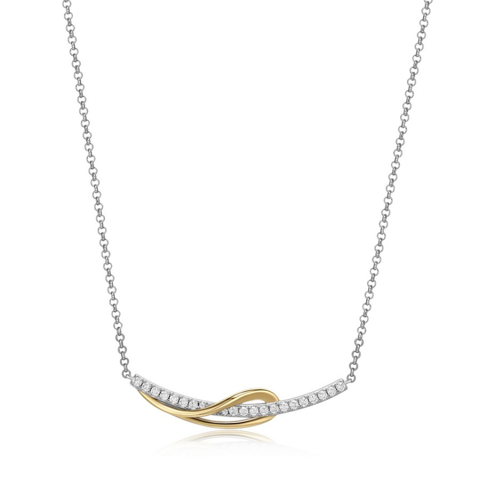 Pendentif pour femme en argent 925, cubic zirconium - R0LBSN0048 - ELLE