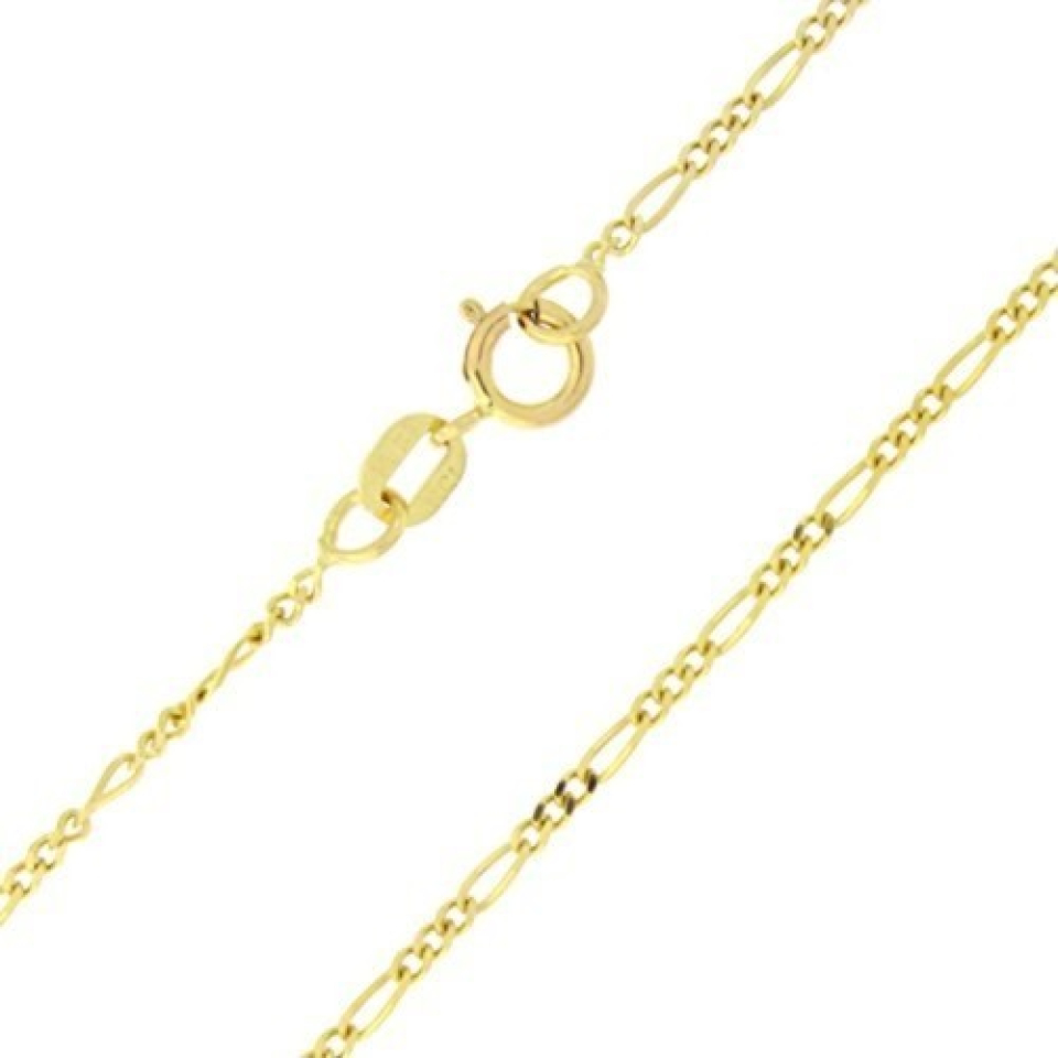 Chaine en or 18K, figaro - 18-FIG18-20 - REC