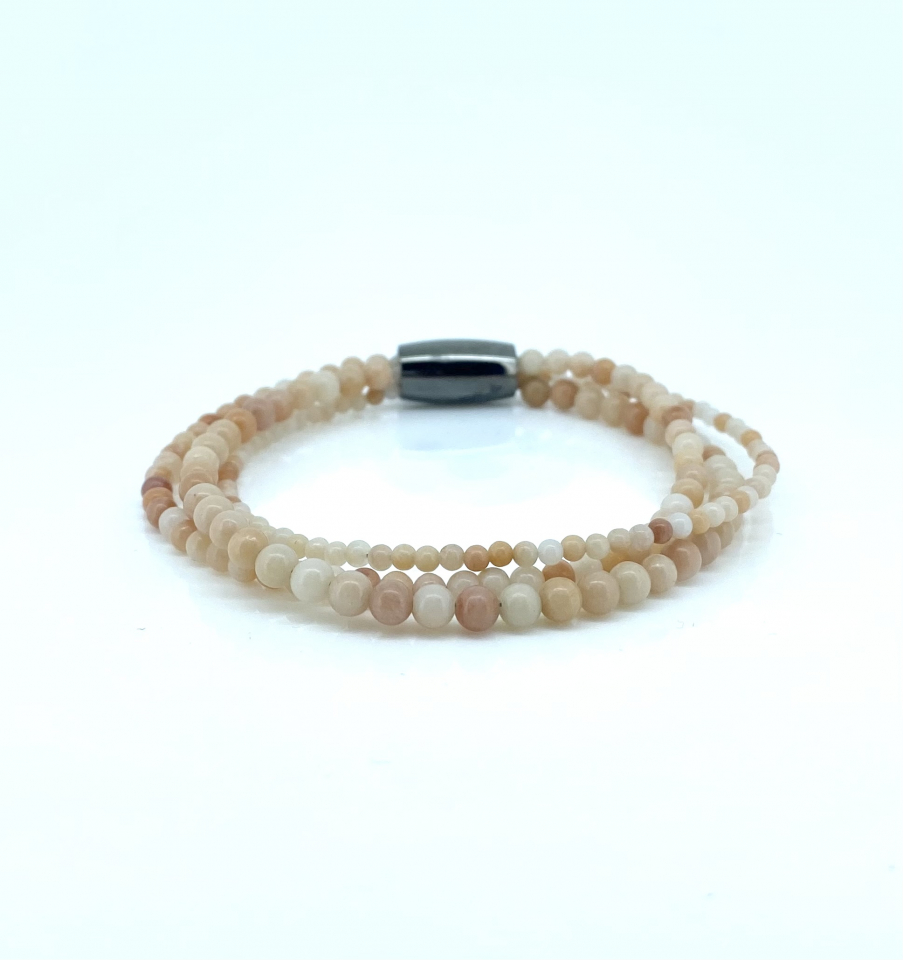 Bracelet triple pour femme en stainless, boules - 1404853-17 - Story