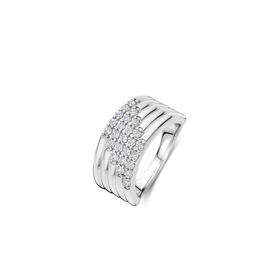 Bague pour femme en argent 925, cubic zirconium - 12410ZI/58 - Ti Sento Milano
