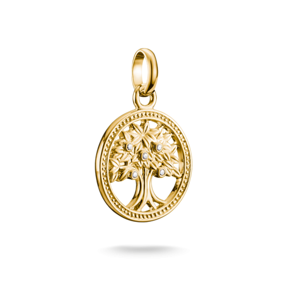 Breloque pour femme en argent 925, cubic zirconium, arbre de vie - CC1262 - Thomas Sabo