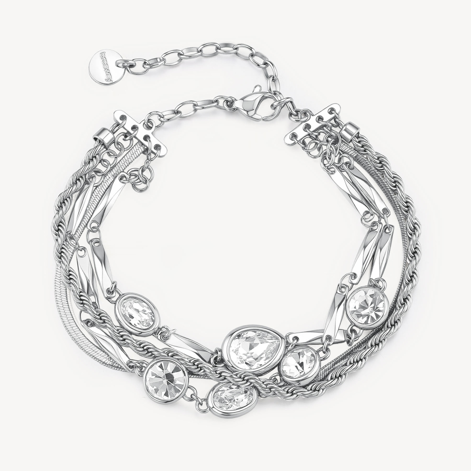 Bracelet pour femme en srainless, cubic zirconium - BYM210 - Brosway