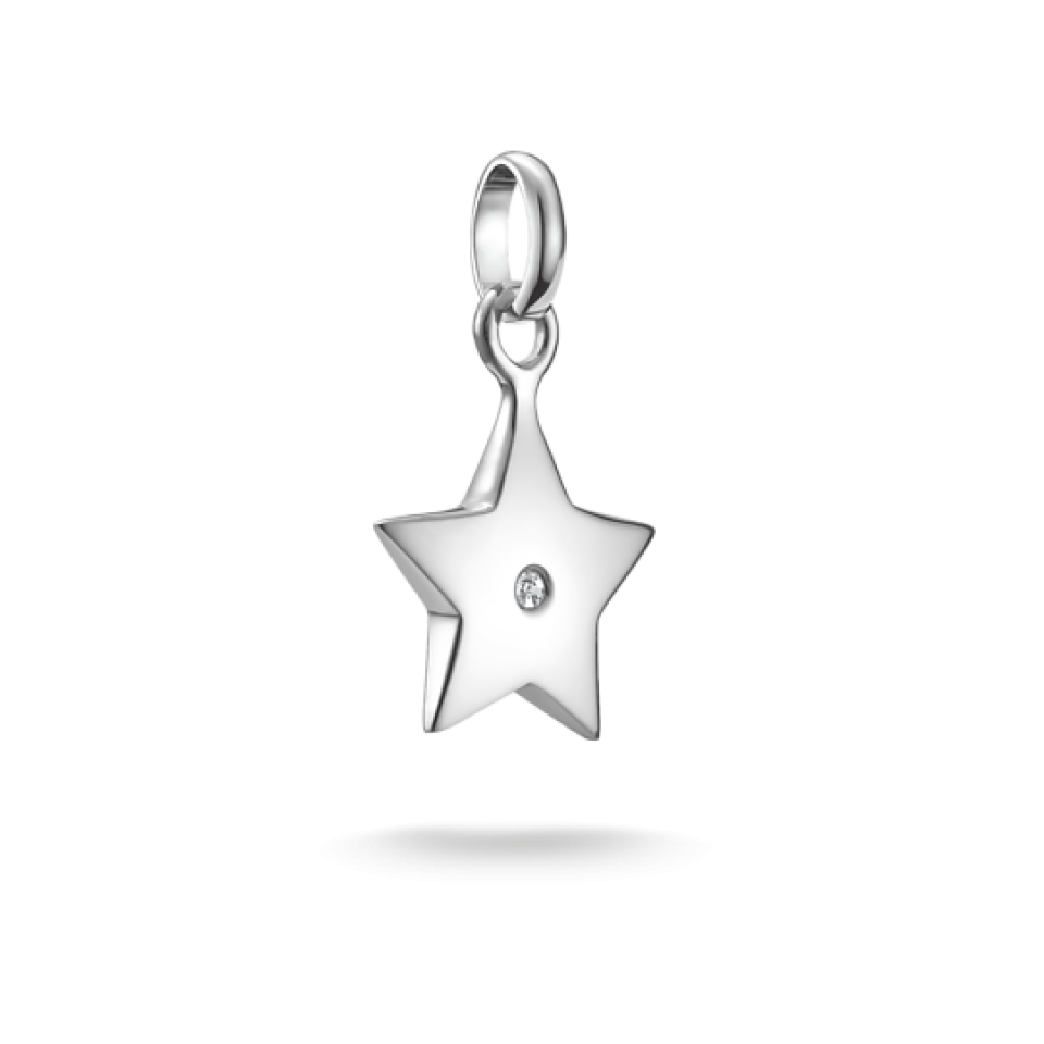 Breloque pour femme en argent 925, cubic zirconium, étoile - CC1238-051-14 - Thomas Sabo