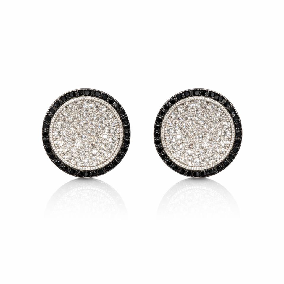 Boucles d'oreilles pour femme en argent 925, cubic zirconium - BO575 - Divers