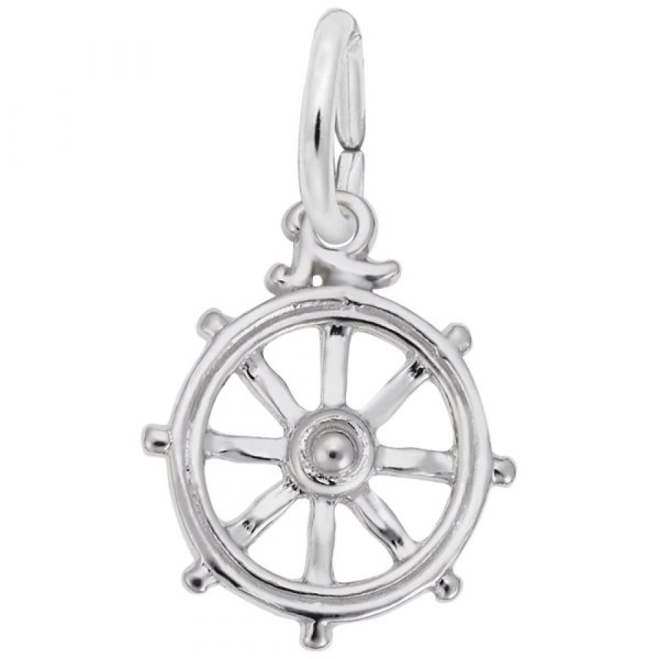 Pendentif en argent 925, gouvernail - 10-8270-000 - Rembrandt Charms