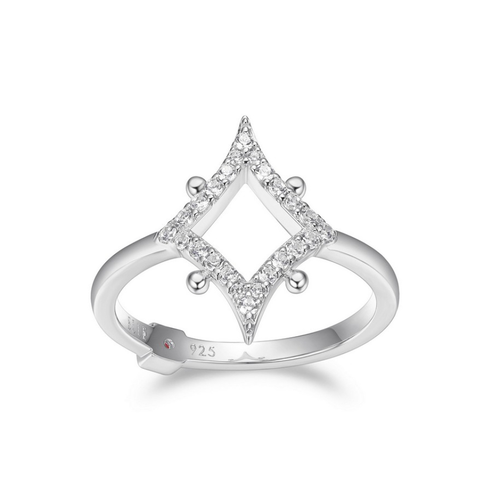 Bague pour femme en argent 925, cubic zirconium, losange - R4LADE00AC - ELLE