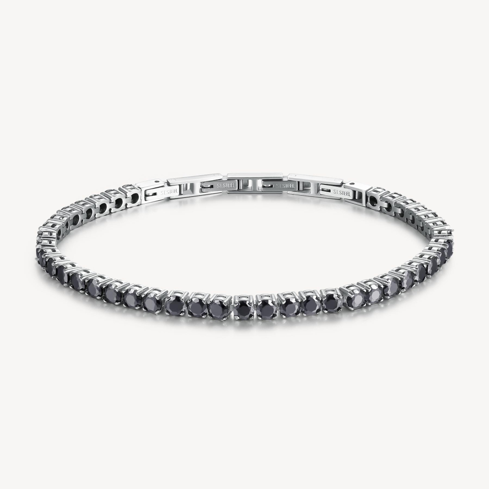 Bracelet tennis pour homme en stainless, cubic zirconium - BVD11 - Brosway